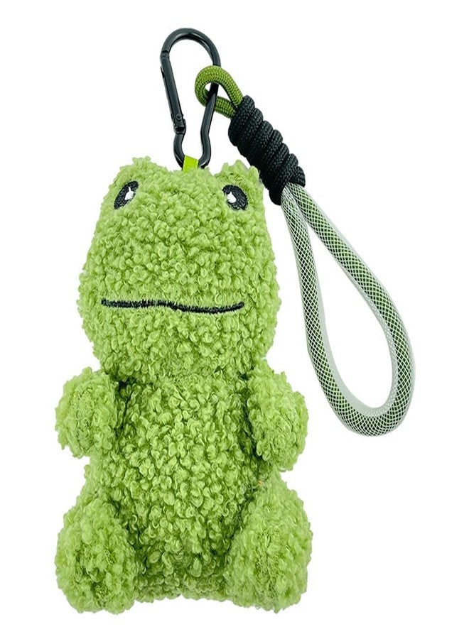 Zitokin Squeaky Frog Bag Charm for Backpacks, 4.6” Inch Stress-Relieving Frog Plush Keychain Wristlet Cute Bag Accessories Gift - Image 1